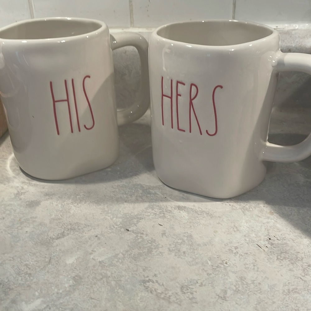 New Rae Dunn “His & Hers” mugs